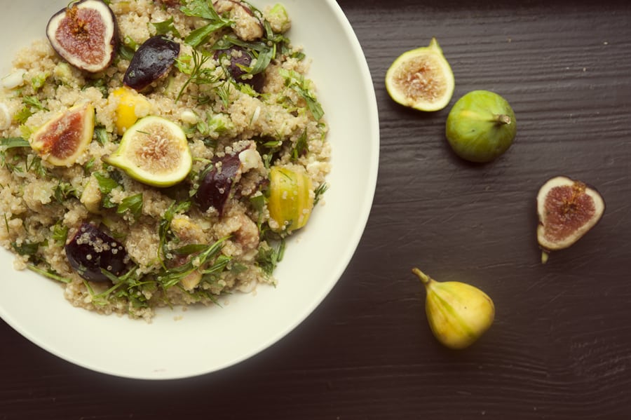 Fig and Quinoa Salad with Lemon Vinaigrette